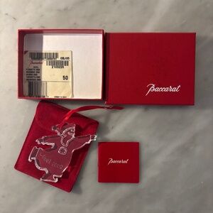 Baccarat Christmas Annual Ornament 2002